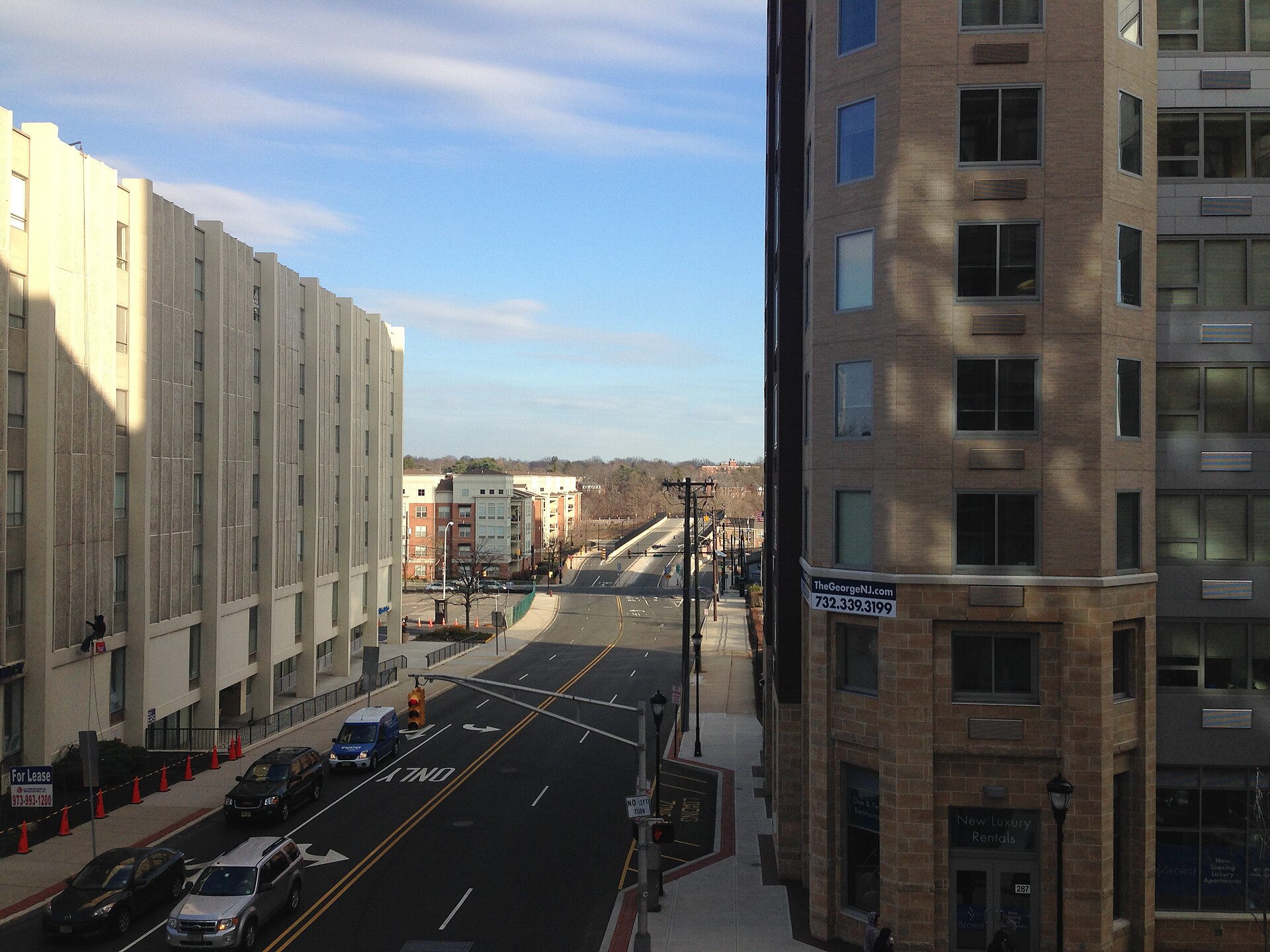 George Street in downtown New Brunswick, New Jersey